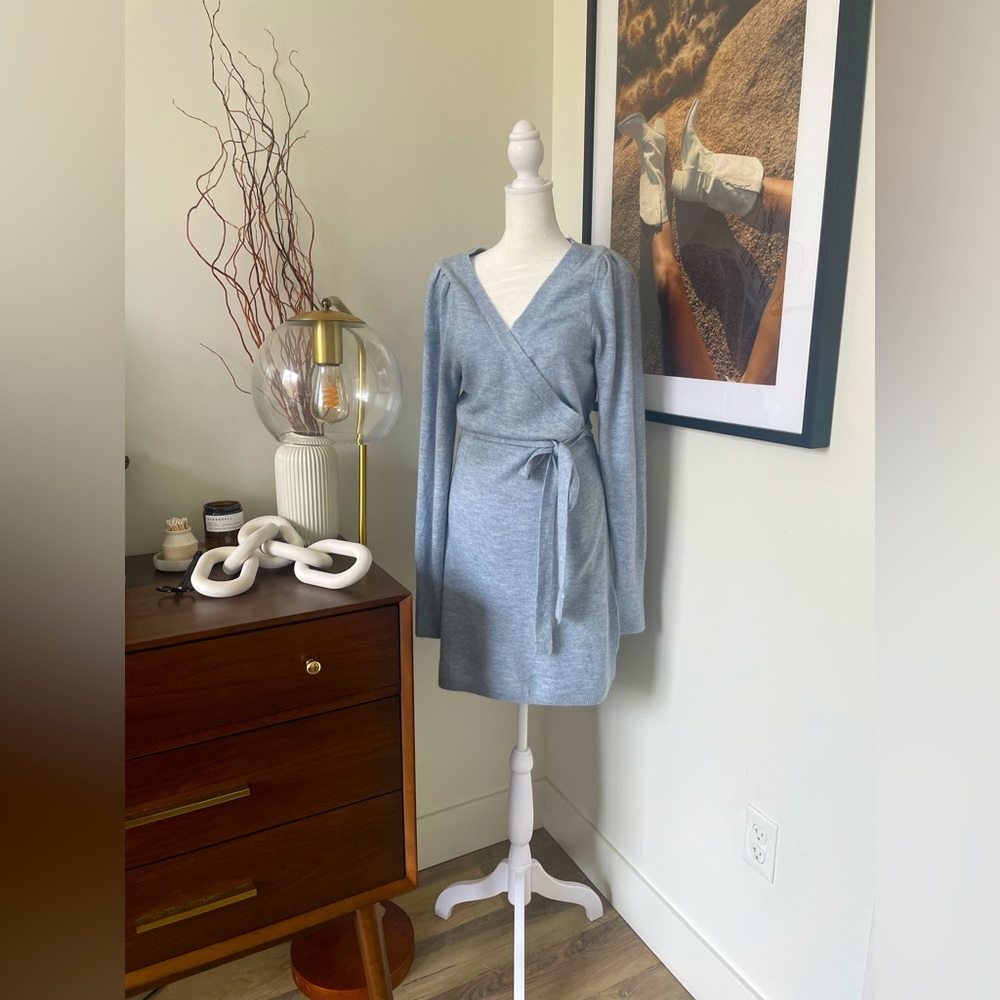Abercrombie Wrap-Front Mini Dress